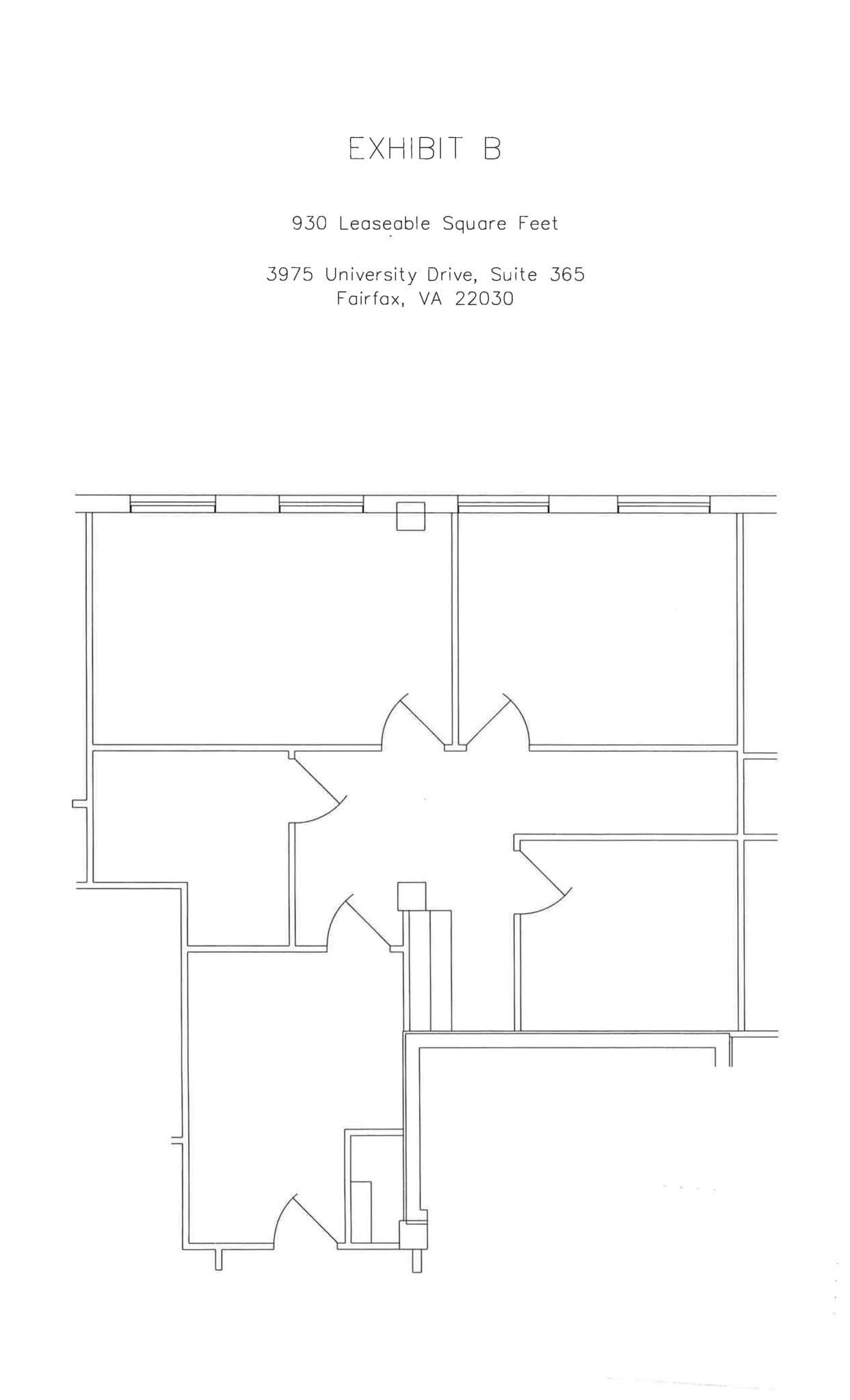 3975 University Dr, Fairfax, VA à louer Plan de site– Image 1 sur 1