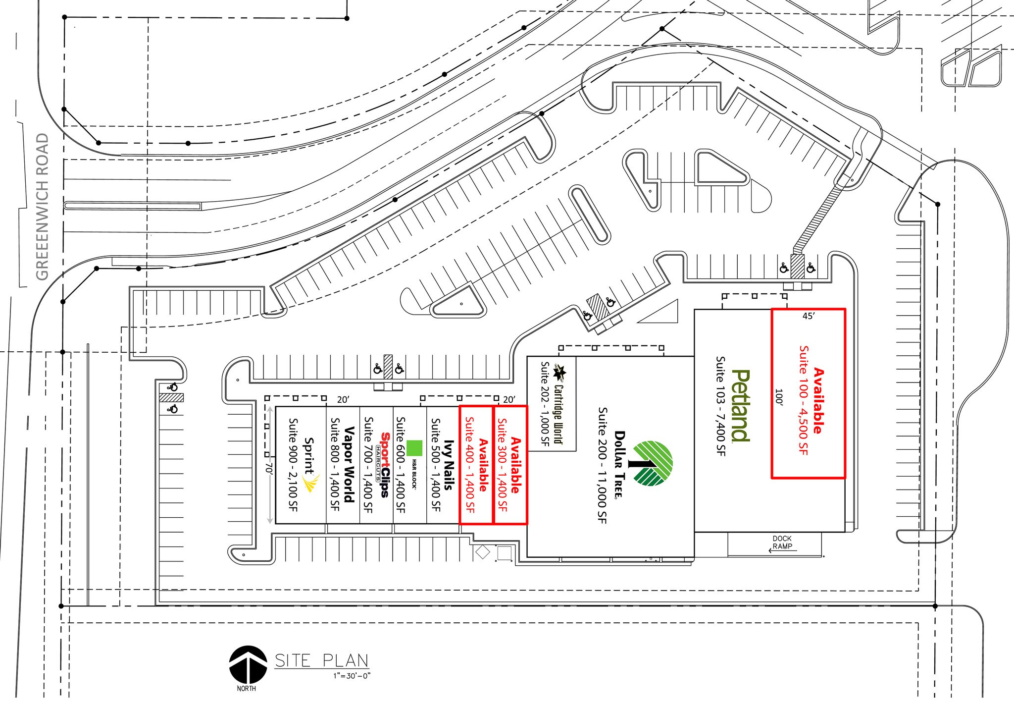 11333 E Kellogg Dr, Wichita, KS à louer Plan de site– Image 1 sur 2