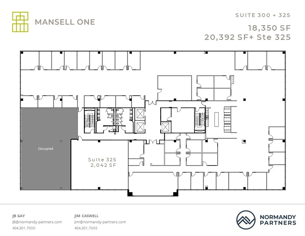 3700 Mansell Rd, Alpharetta, GA à louer Plan d’étage– Image 1 sur 2