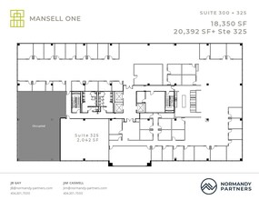 3700 Mansell Rd, Alpharetta, GA à louer Plan d’étage– Image 1 sur 2