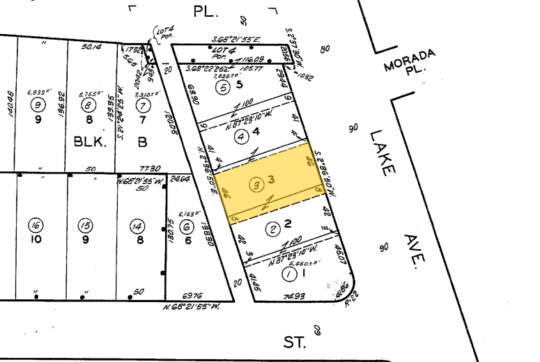 1995-1995 N Lake Ave, Altadena, CA à vendre - Plan cadastral – Image 2 sur 2