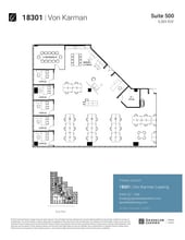 18301 Von Karman Ave, Irvine, CA à louer Plan d’étage– Image 1 sur 2