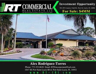 Plus de détails pour 951 SW Country Club Dr, Port Saint Lucie, FL - Local commercial à vendre