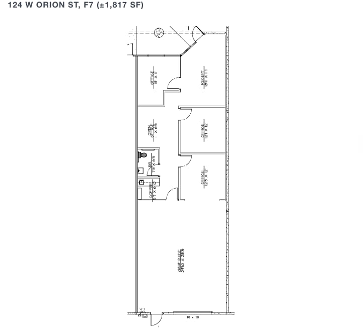 6105 S Ash Ave, Tempe, AZ à louer Plan d’étage– Image 1 sur 1