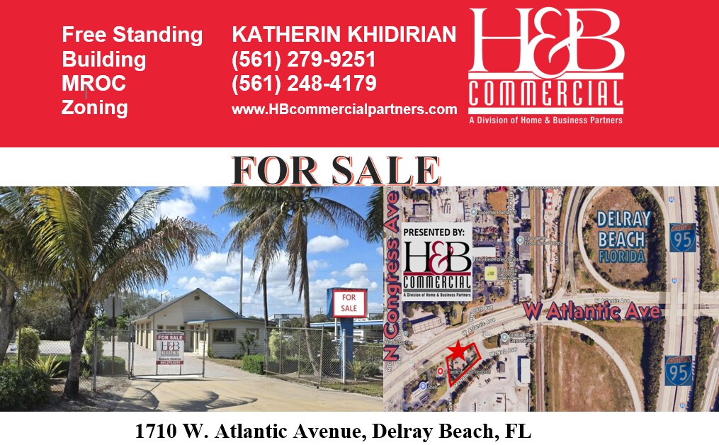 1710 W Atlantic Ave, Delray Beach, FL à vendre Photo principale– Image 1 sur 10