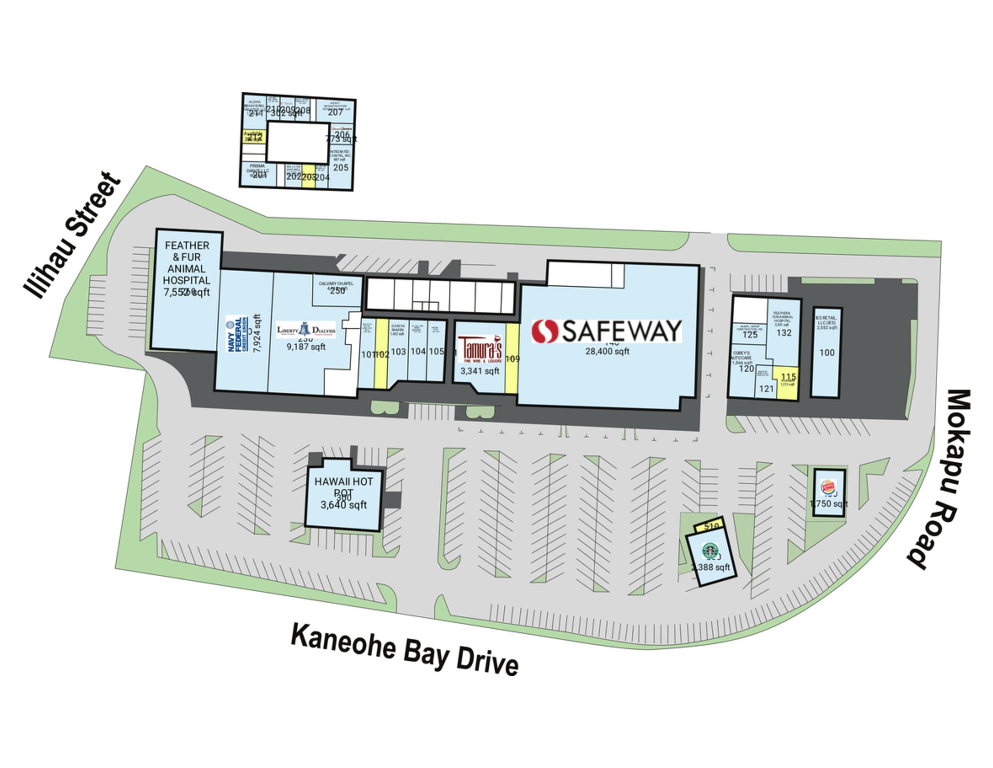 25 Kaneohe Bay Dr, Kailua, HI à louer Plan de site– Image 1 sur 1