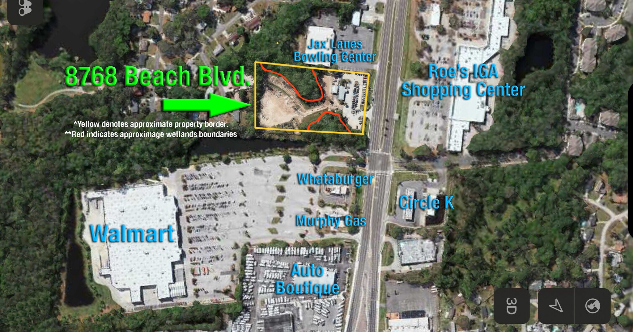 8768 Beach Blvd, Jacksonville, FL à vendre Aérien– Image 1 sur 15