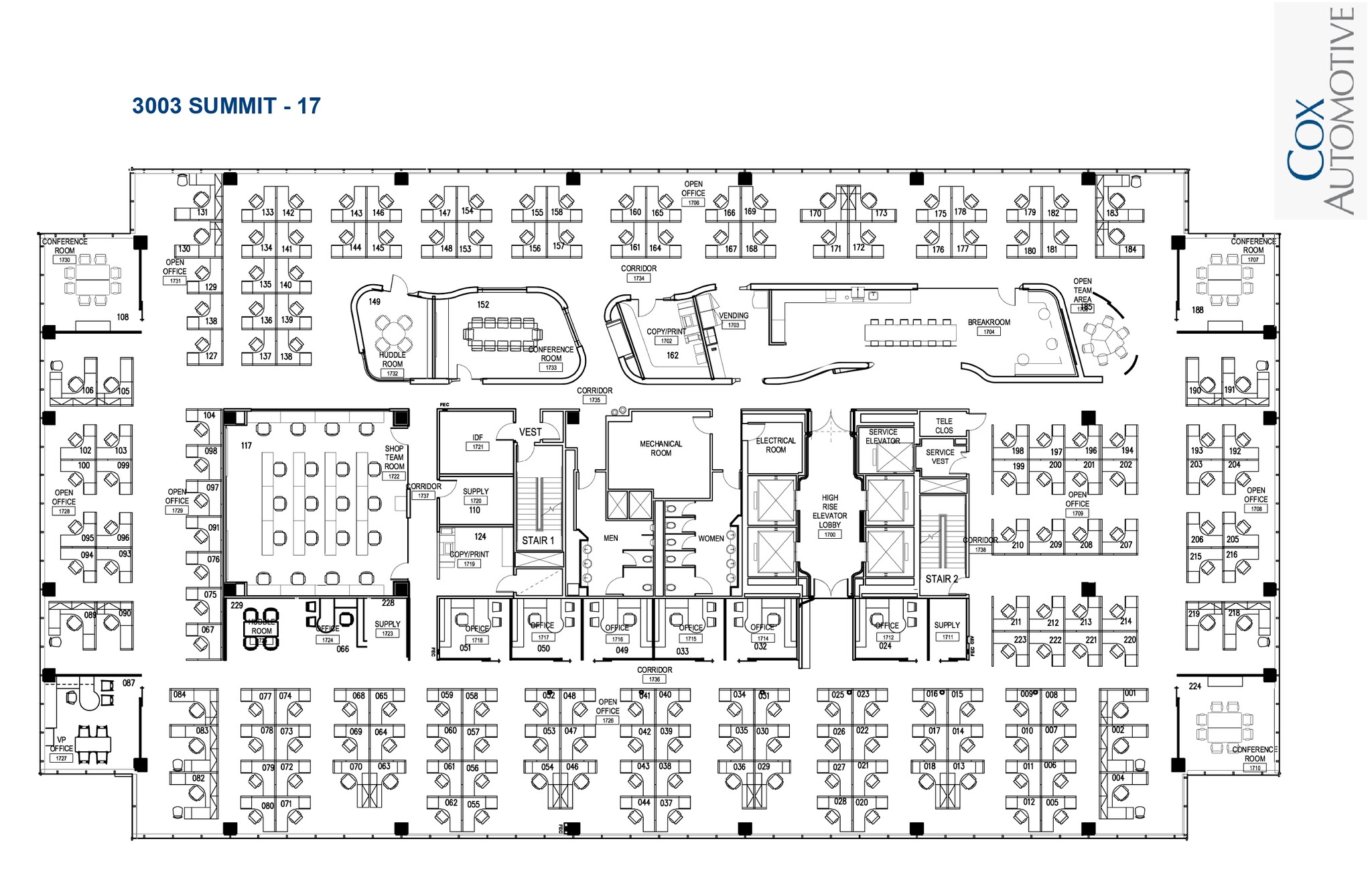 3003 Summit Blvd, Atlanta, GA à louer Plan d’étage– Image 1 sur 1