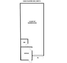 11577 Slater Ave, Fountain Valley, CA à louer Plan d’étage– Image 1 sur 1