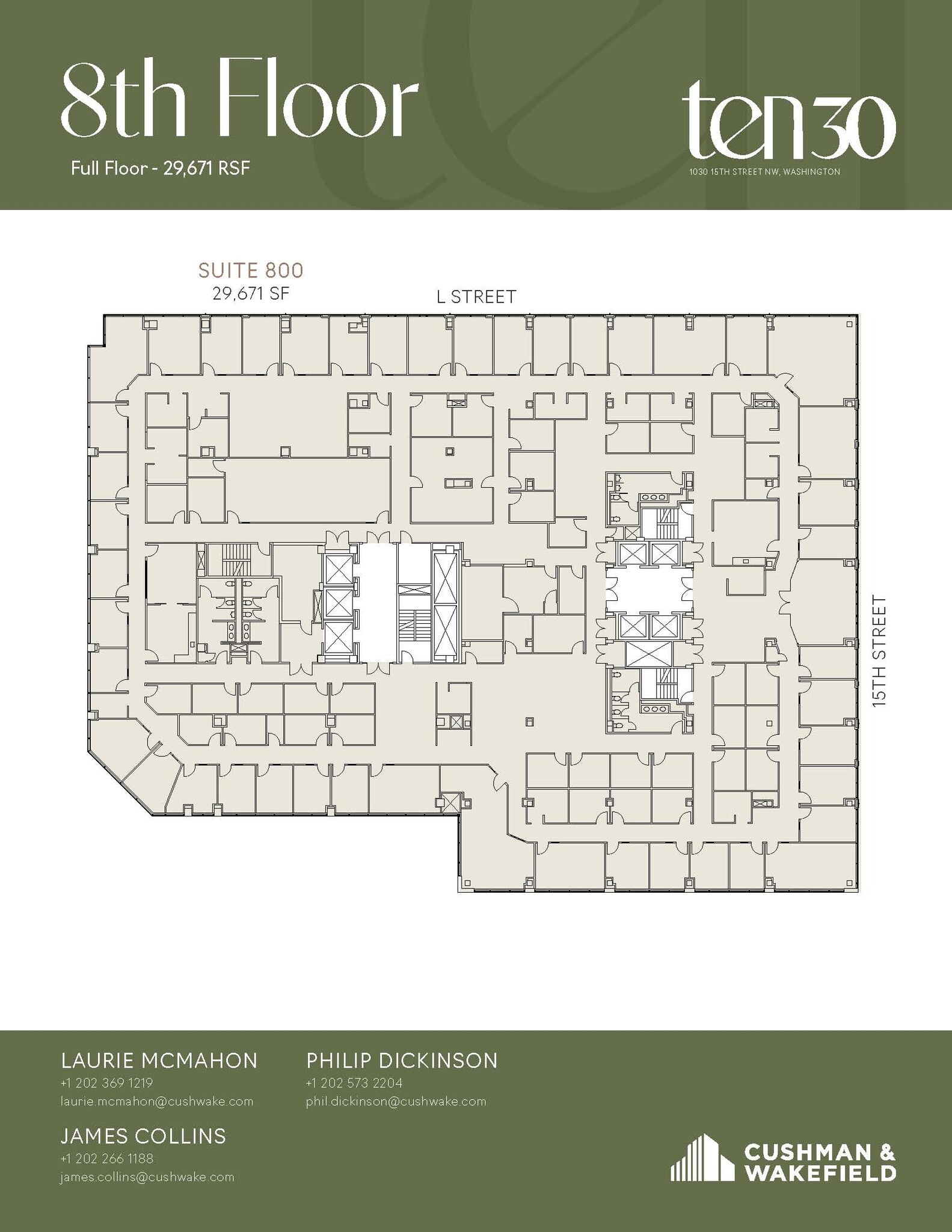 1030 15th St NW, Washington, DC à louer Plan d’étage– Image 1 sur 1