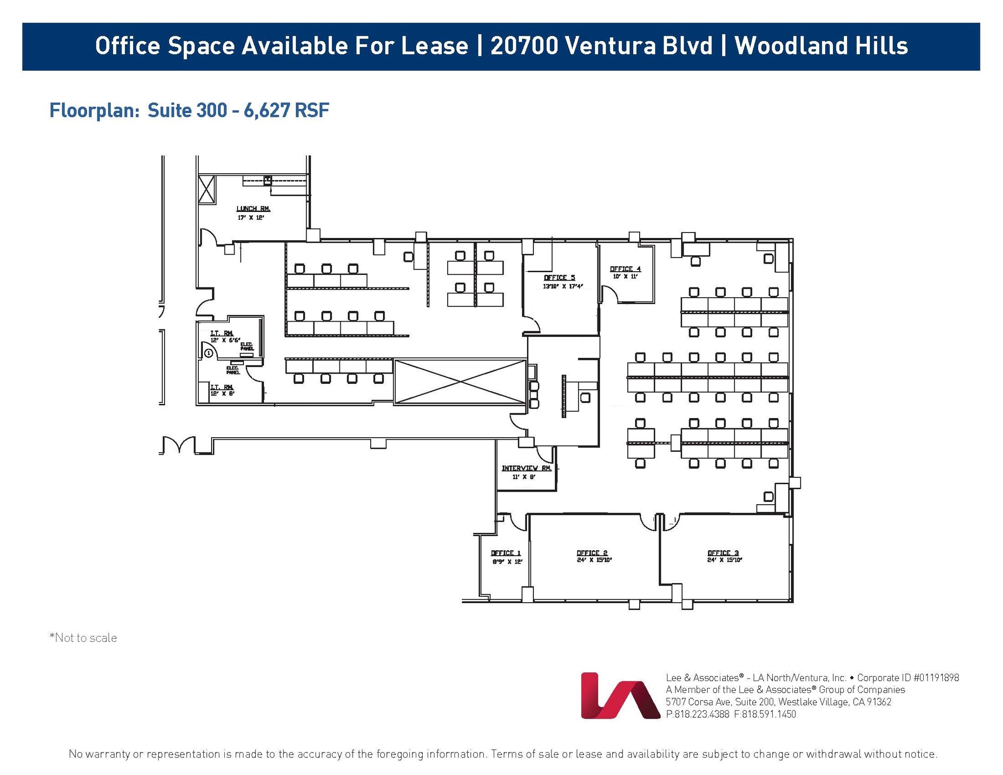 20700 Ventura Blvd, Woodland Hills, CA à louer Plan d’étage– Image 1 sur 1