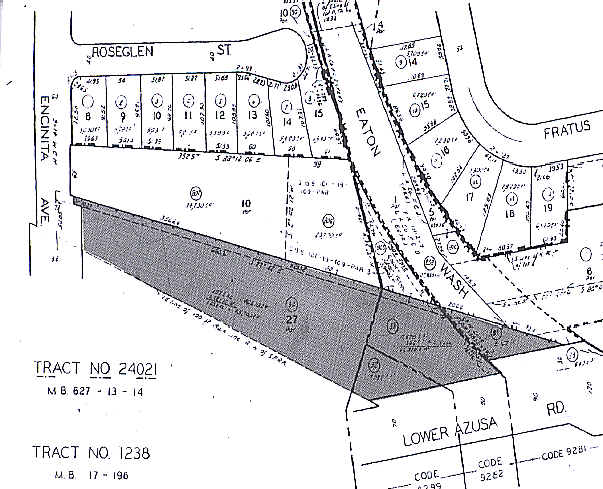 9237 Lower Azusa Rd, Temple City, CA à louer - Plan cadastral – Image 2 sur 15