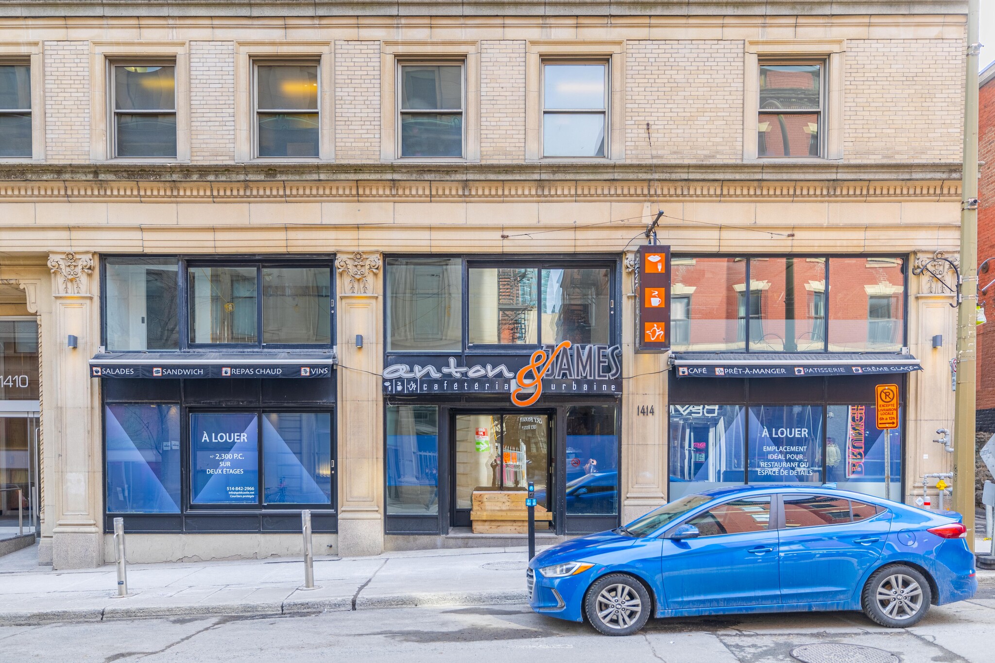 1410 Rue Stanley, Montréal, QC à louer Photo de l’immeuble– Image 1 sur 2