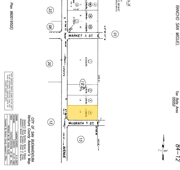 1932 Eastman Ave, Ventura, CA à louer - Plan cadastral – Image 3 sur 3