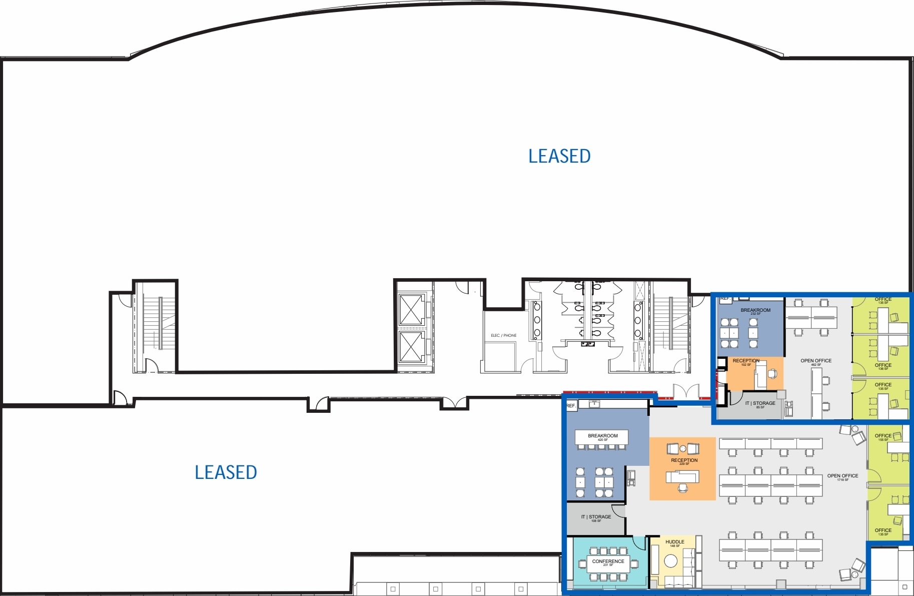 4307 Emperor Blvd, Durham, NC à louer Plan d’étage– Image 1 sur 3