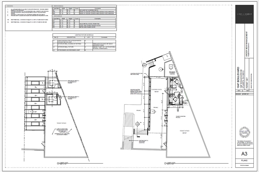 1075 Boulevard SE, Atlanta, GA à louer - Plan d’étage – Image 2 sur 2