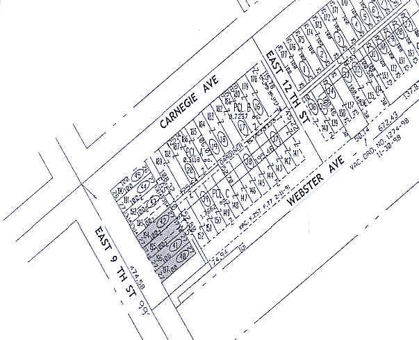 900 Carnegie Ave, Cleveland, OH à louer - Plan cadastral – Image 2 sur 6