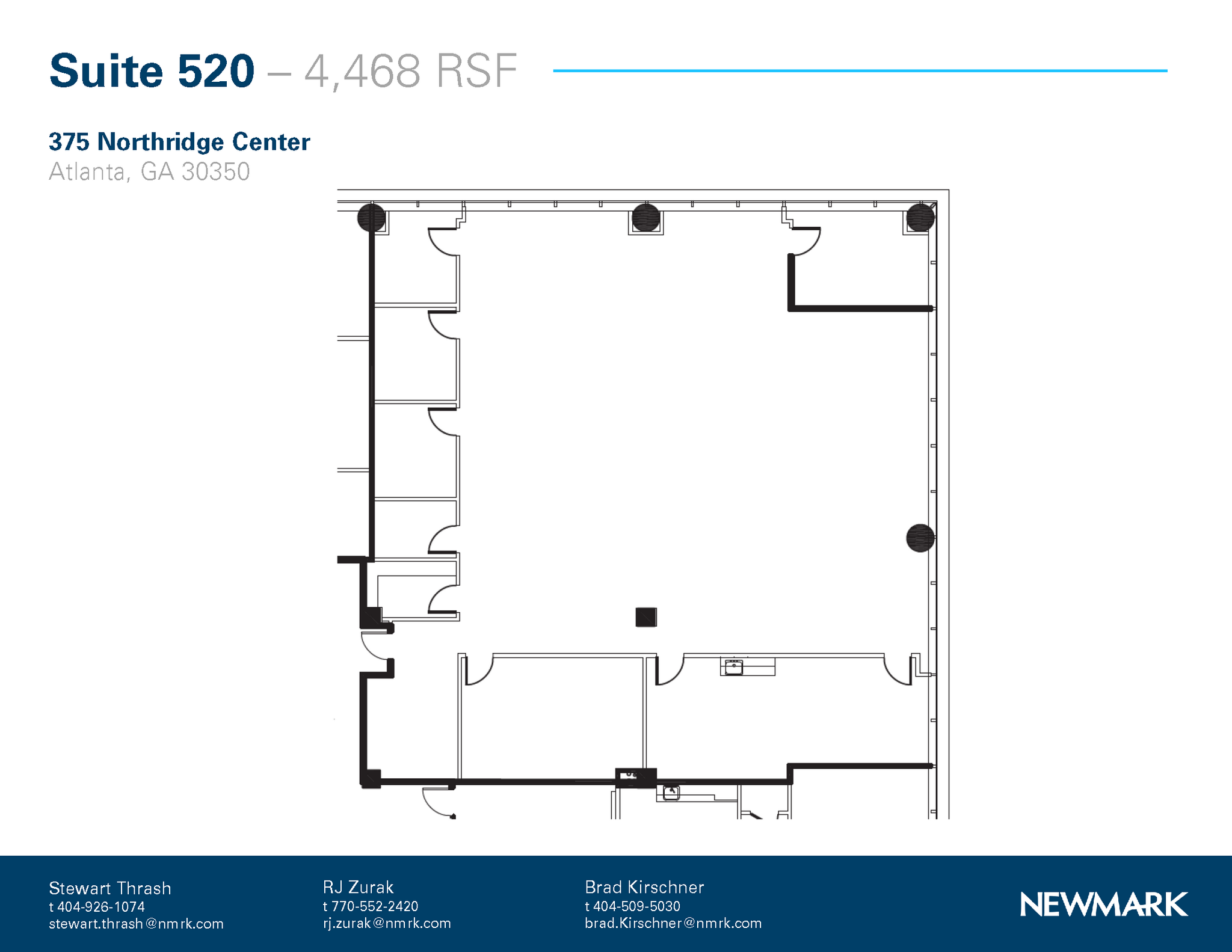 375 Northridge Rd, Atlanta, GA à louer Plan d’étage– Image 1 sur 1