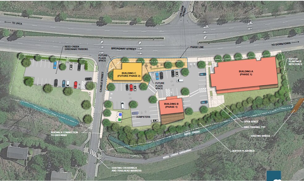 425 Broadway St, Asheville, NC à louer - Plan de site – Image 2 sur 2