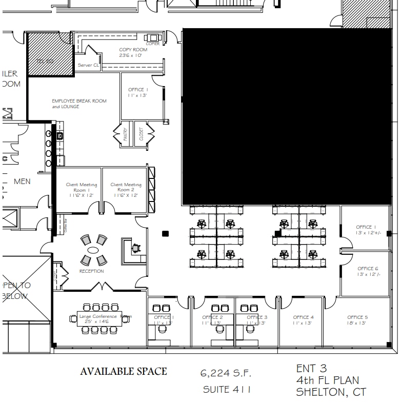 3 Enterprise Dr, Shelton, CT à louer Plan d’étage– Image 1 sur 1