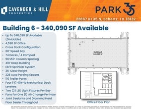 22867 IH-35, Schertz, TX à louer Plan d’étage– Image 1 sur 1