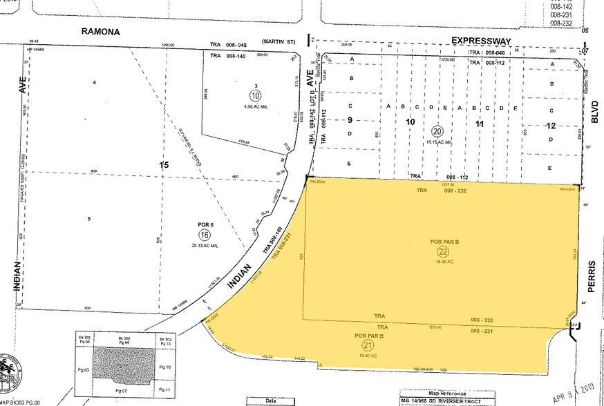 3900 Indian Ave, Perris, CA à louer - Plan cadastral – Image 2 sur 2