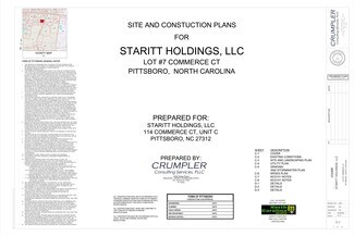 Plus de détails pour 0 Commerce Ct, Pittsboro, NC - Terrain à vendre