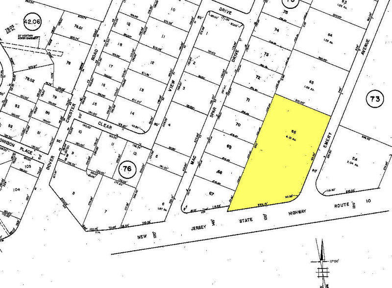 1 Emery Ave, Randolph, NJ à louer - Plan cadastral – Image 3 sur 3