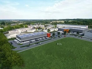 Chantepie - Vue aérienne  vue de carte