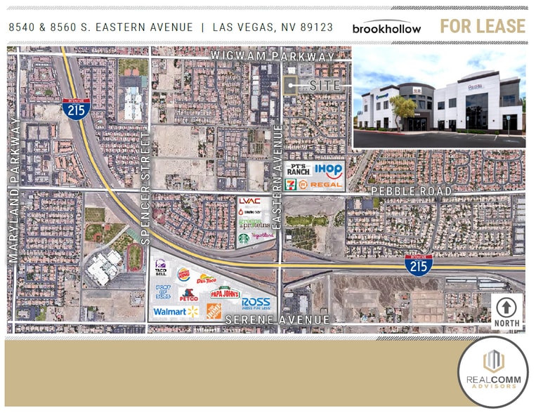 8560 S Eastern Ave, Las Vegas, NV à louer - Aérien – Image 3 sur 7