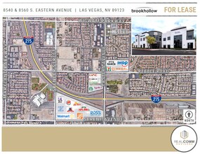 8560 S Eastern Ave, Las Vegas, NV - VUE AÉRIENNE  vue de carte