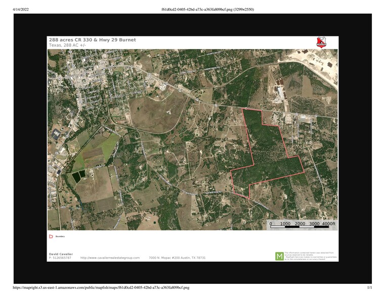 1800 county road 330, Burnet, TX à vendre - Plan de site – Image 2 sur 2