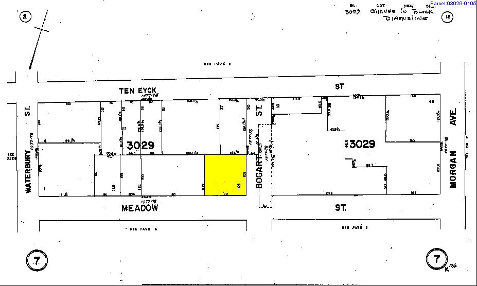 201 Bogart St, Brooklyn, NY à louer - Plan cadastral – Image 2 sur 5