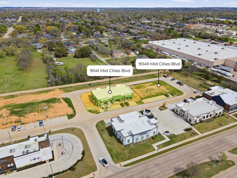 9041 Mid Cities Blvd, North Richland Hills, TX à louer - Aérien – Image 3 sur 9