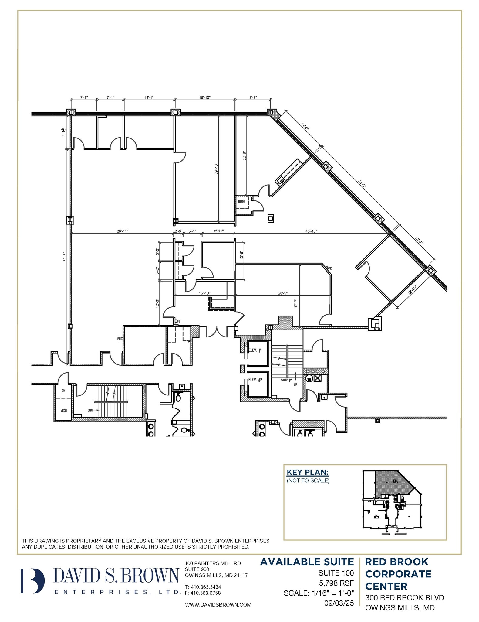 600 Red Brook Blvd, Owings Mills, MD à louer Plan d’étage– Image 1 sur 1