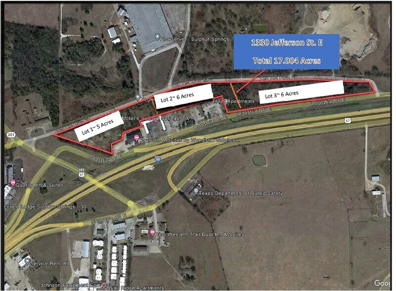 1330 Jefferson St E, Sulphur Springs, TX à vendre - Photo de l’immeuble – Image 1 sur 17