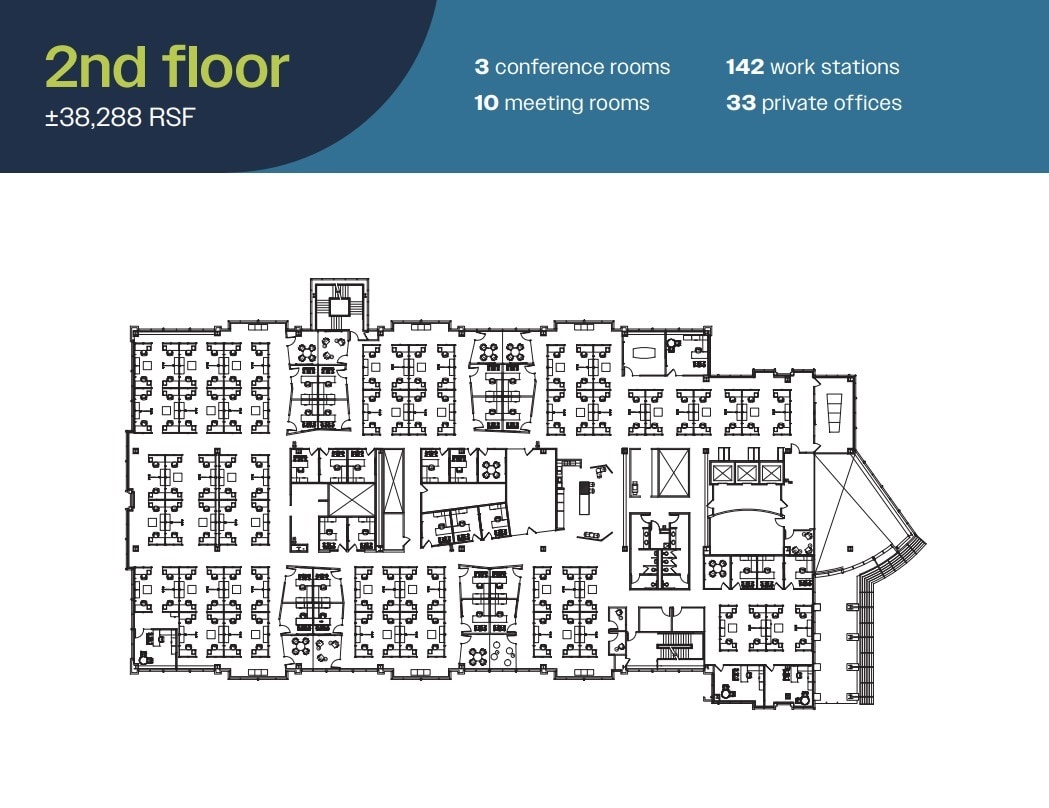 2000 Seaport Blvd, Redwood City, CA à louer Plan d’étage– Image 1 sur 1