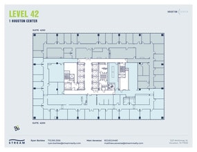 1221 McKinney St, Houston, TX à louer Plan d’étage– Image 1 sur 1