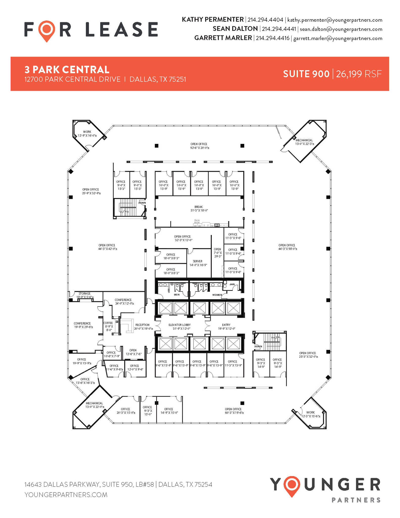12700 Park Central Dr, Dallas, TX à louer Plan d’étage– Image 1 sur 1