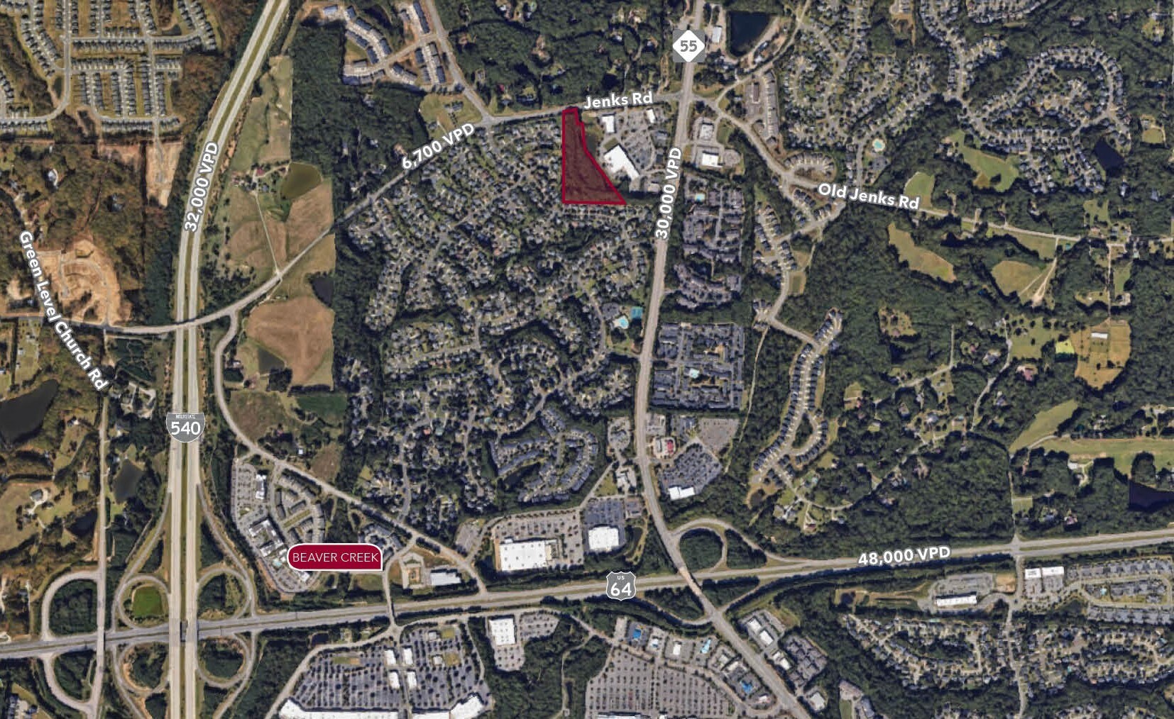 0 Jenks Rd, Apex, NC à vendre Aérien– Image 1 sur 2