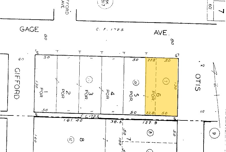4126-4130 Gage Ave, Bell, CA à louer - Plan cadastral – Image 2 sur 9