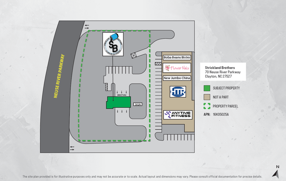 70 Neuse River Pky, Clayton, NC à vendre - Plan de site – Image 2 sur 4