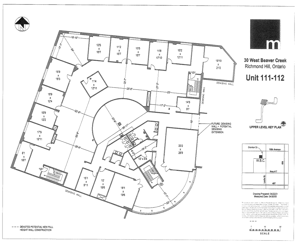 30 W Beaver Creek Rd, Richmond Hill, ON à louer Plan d’étage– Image 1 sur 1