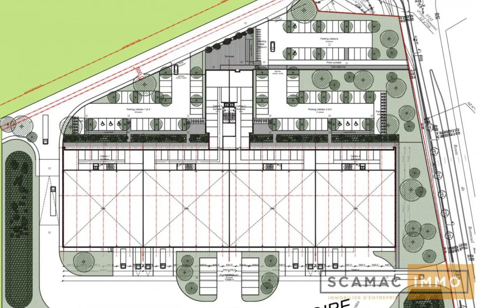 Industriel/Logistique dans Noiseau à louer Plan de site– Image 1 sur 1