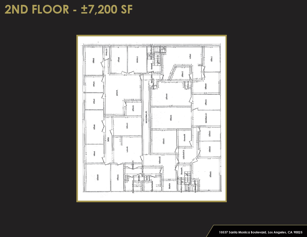 10537 Santa Monica Blvd, Los Angeles, CA à vendre Plan d’étage– Image 1 sur 5