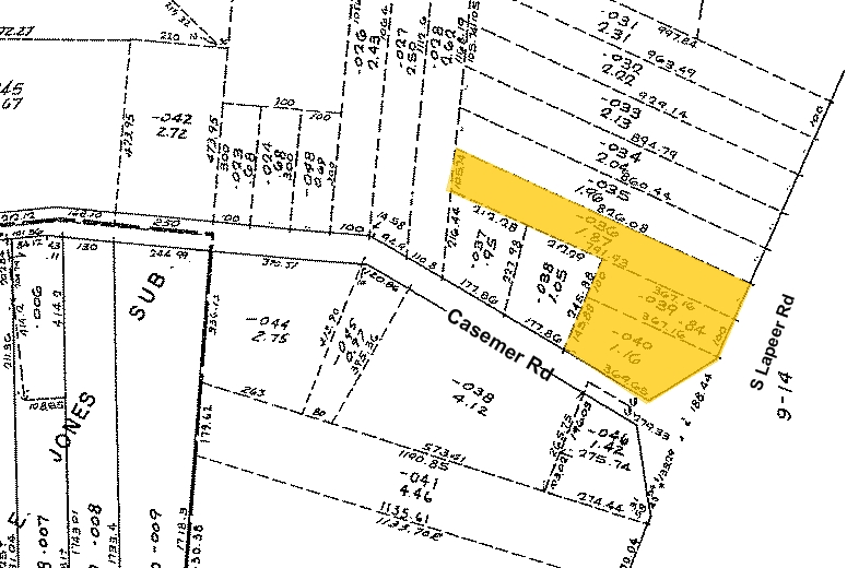 1472-1488 S Lapeer Rd, Orion Township, MI à louer - Plan cadastral – Image 3 sur 18