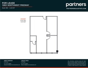 13831 Northwest Fwy, Houston, TX à louer Plan de site– Image 1 sur 1