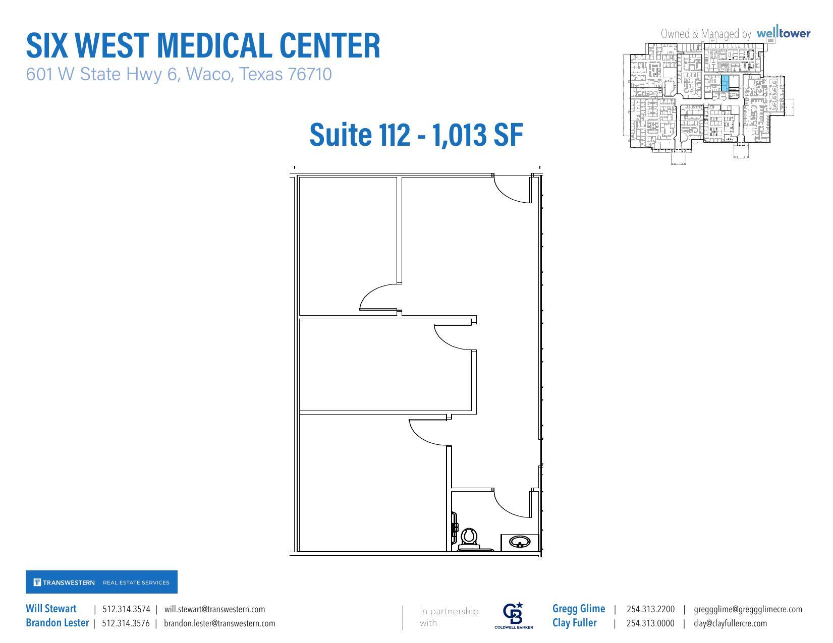 601 W State Highway 6, Waco, TX à louer Plan d’étage– Image 1 sur 1