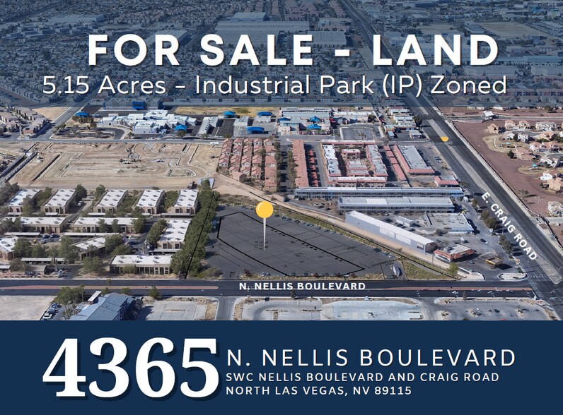 4365 N Nellis Blvd, Las Vegas, NV à vendre - Photo de l’immeuble – Image 1 sur 7