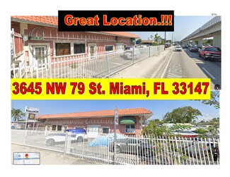 Plus de détails pour 3645 NW 79th St, Miami, FL - Local commercial à vendre